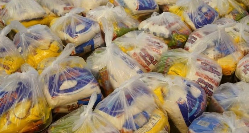 Entrega de Módulos Alimentarios de Julio en el distrito
