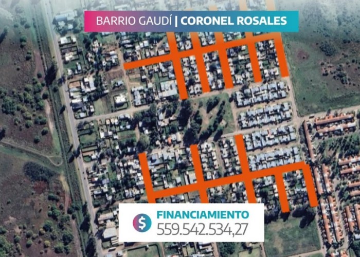 Abren licitación para la red cloacal y conexiones domiciliarias nuevas en el barrio Gaudi