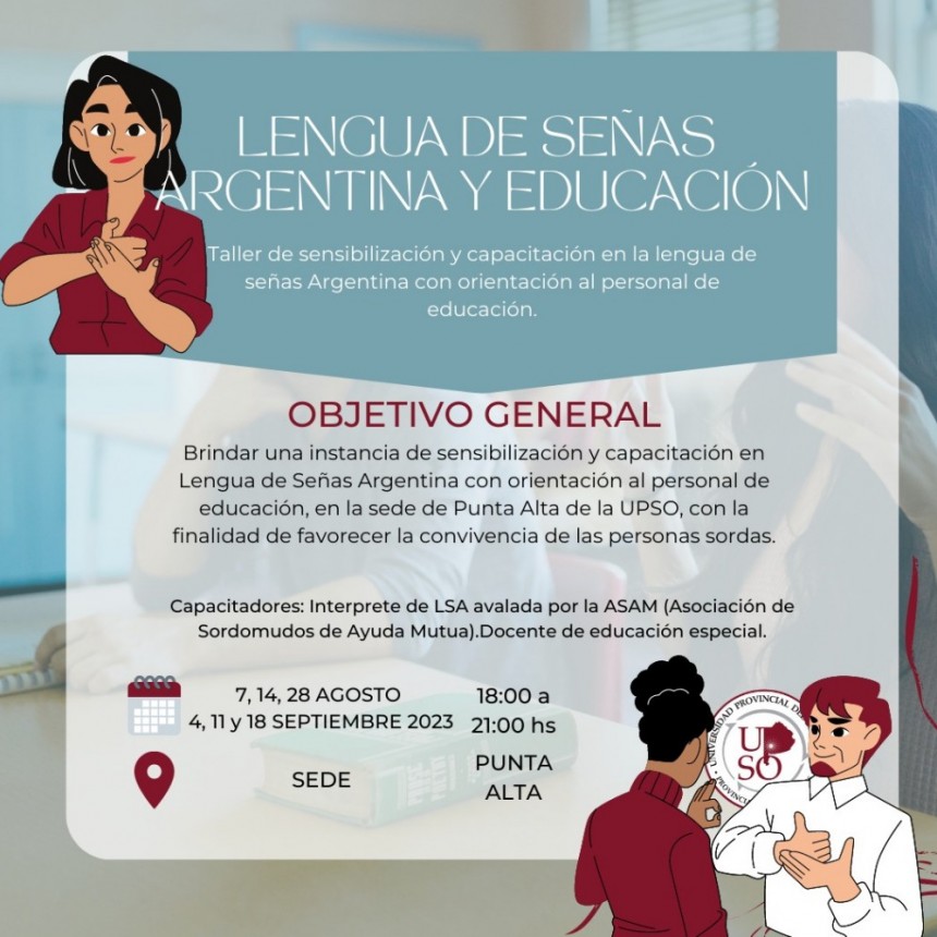 Charla de Sensibilizacion en la lengua de Señas Argentina 
