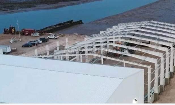 Avanza la obra de Conarpesa en Puerto Rosales