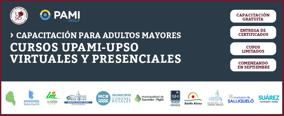 Inscripciones abiertas a CURSOS UPAMI Segundo Trimestre 2024