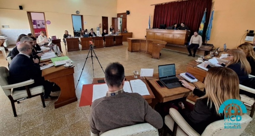 El Cjo. Deliberante Rosaleño debate en la 12ª Sesion