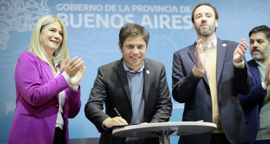 Kicillof: “Cumplimos nuestros compromisos porque asumimos la tarea de acompañar y proteger al pueblo de la provincia”