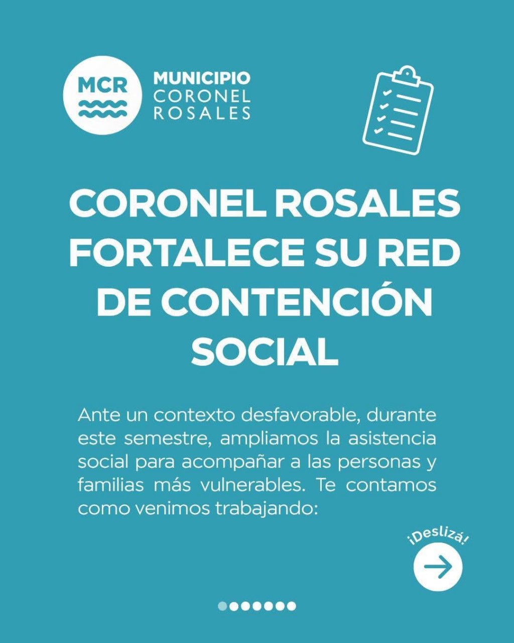 Coronel Rosales fortalece su red de contención social con apoyo provincial