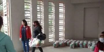 Entrega mensual del Programa de Módulos Alimentarios