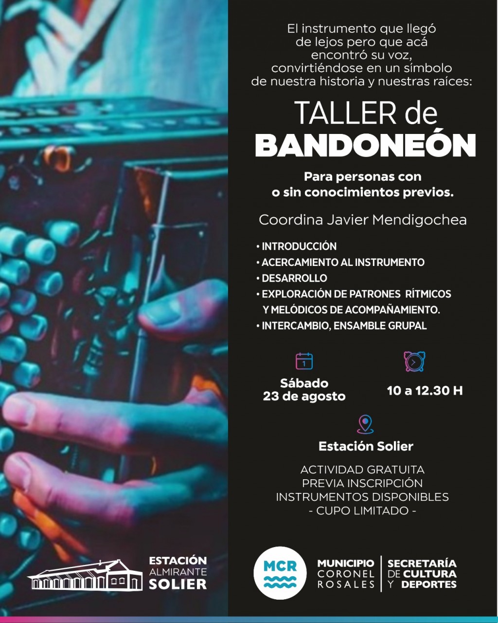 Taller de Bandoneón en la Estación Solier