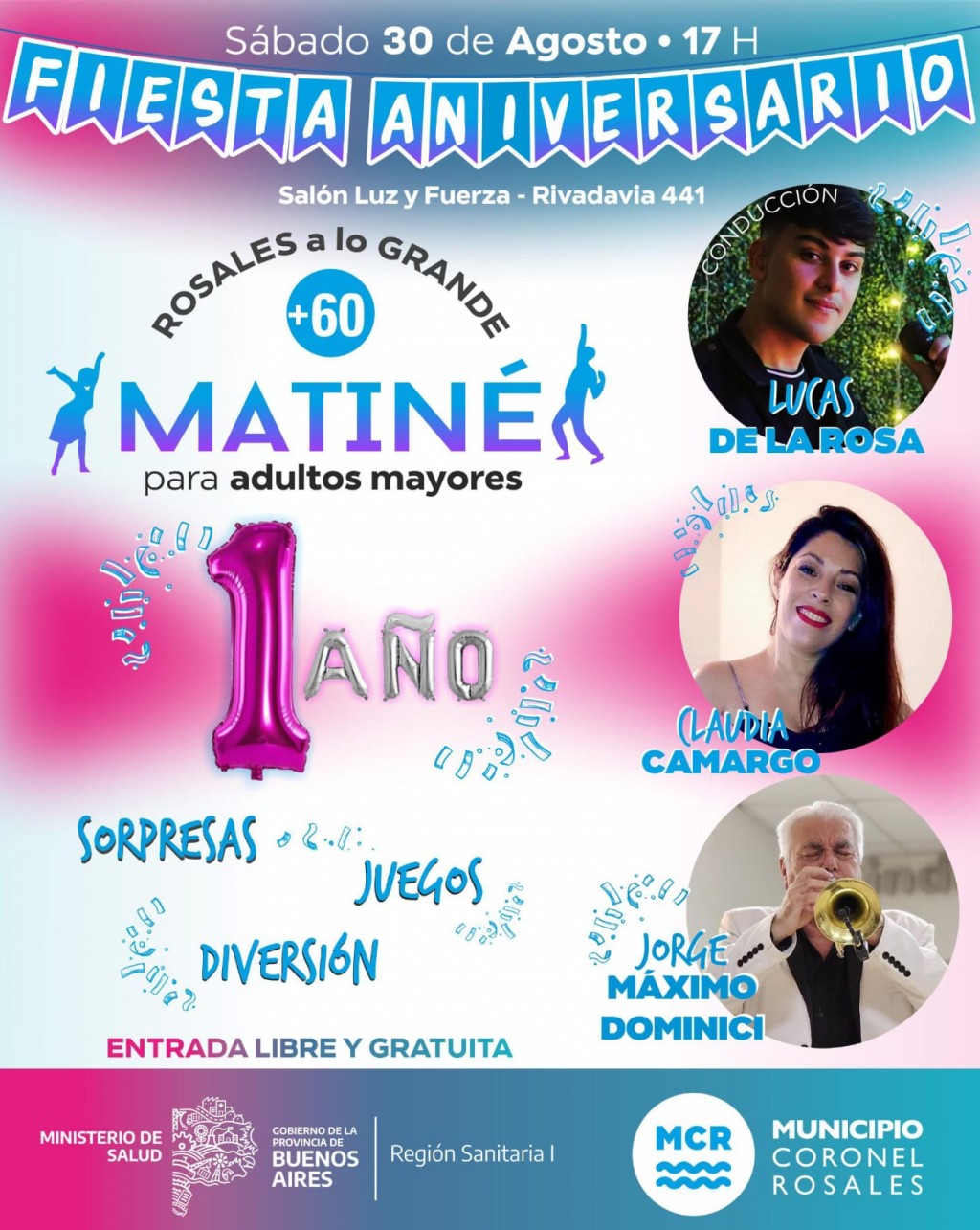 1° aniversario de la Matiné +60