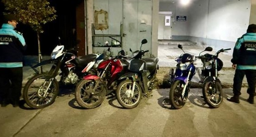 Mega Operativos de tránsito, ocho motos secuestradas