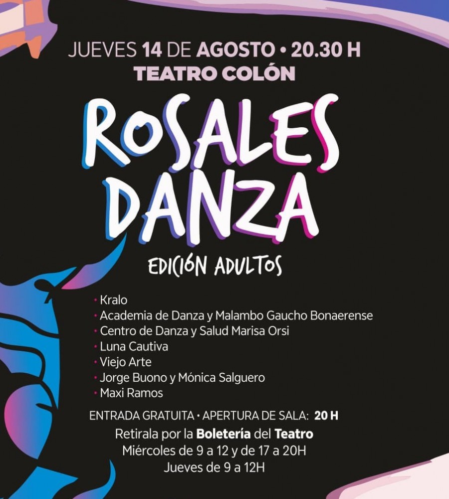 Rosales Danza: Edición Adultos en el Teatro Colón