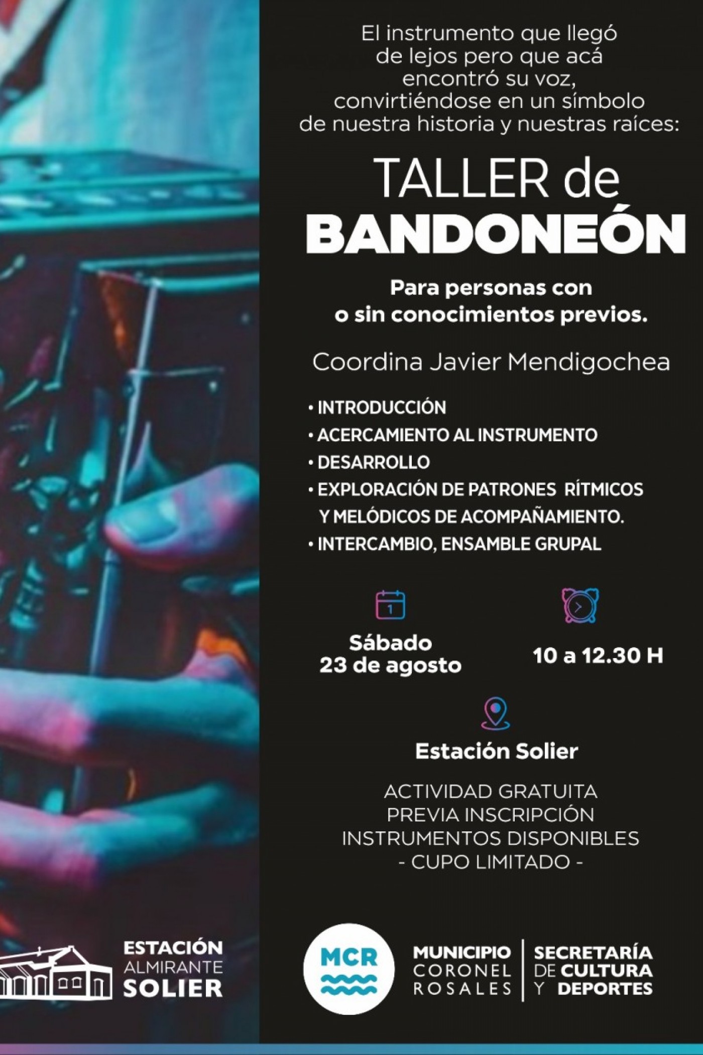 Taller de Bandoneón en la Estación Solier