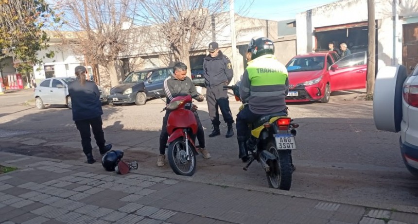 Mega operativo de tránsito y aprehensiones en Punta Alta