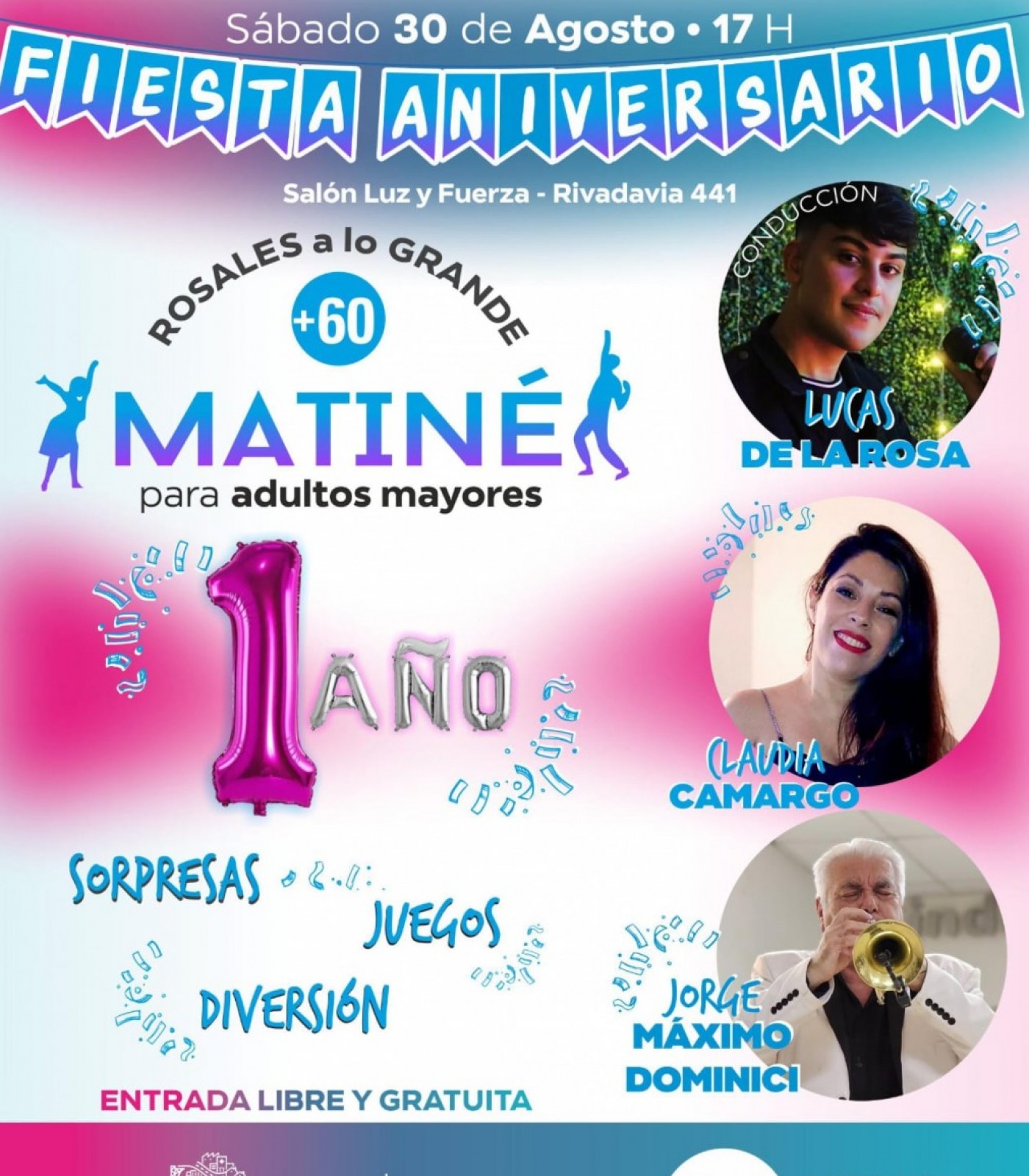 1° aniversario de la Matiné +60