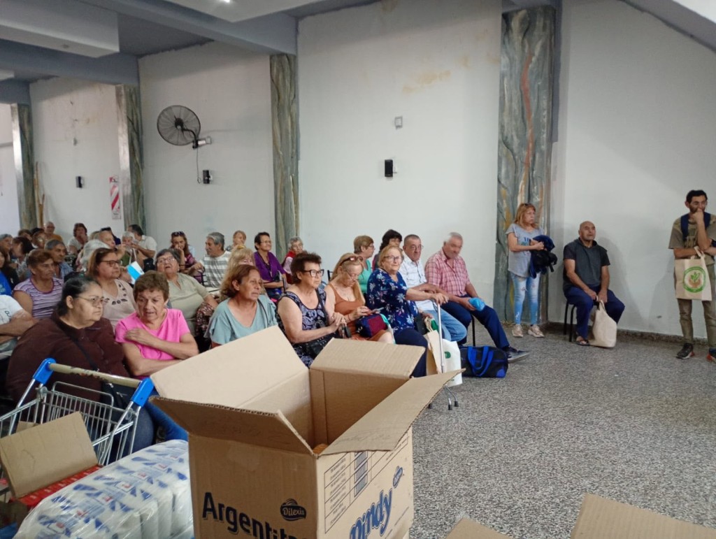 Jubilados de ATE piden ayuda a la pol&iacute;tica de Coronel Rosales para sostener los bolsones alimentarios