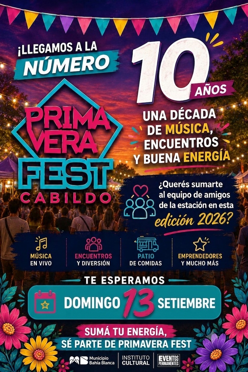 Primavera Fest celebra sus 10 a&ntilde;os en Cabildo con m&uacute;sica, cultura, conciencia ambiental y solidaridad