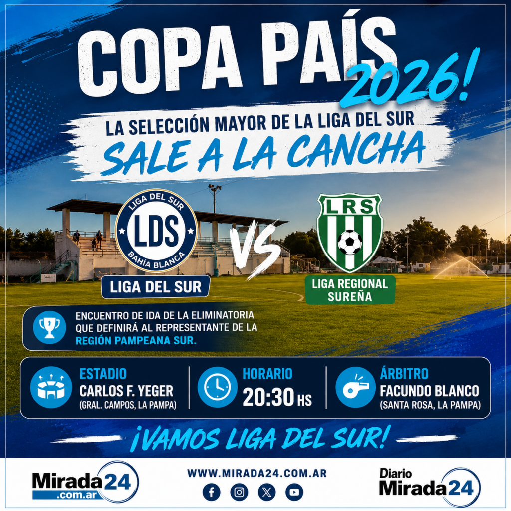 Copa Pa&iacute;s: la Selecci&oacute;n Mayor de la Liga del Sur debuta ante la Liga Regional Sure&ntilde;a