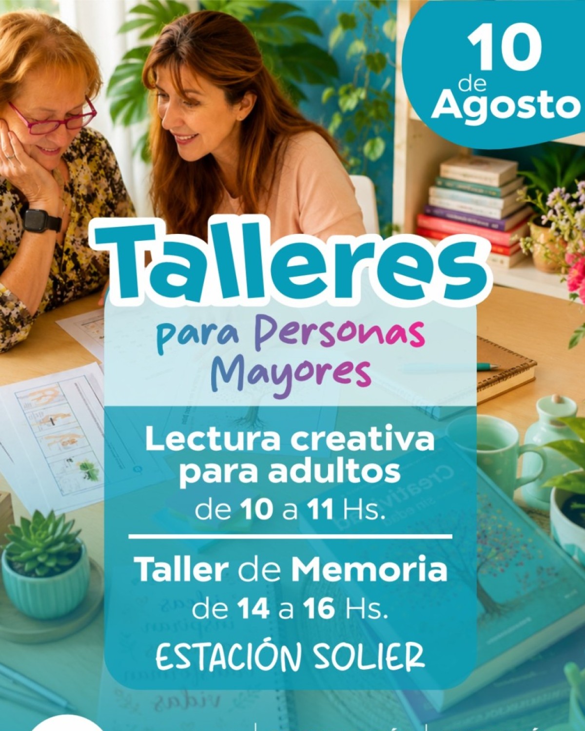 Estaci&oacute;n Solier ser&aacute; sede de talleres gratuitos para personas mayores