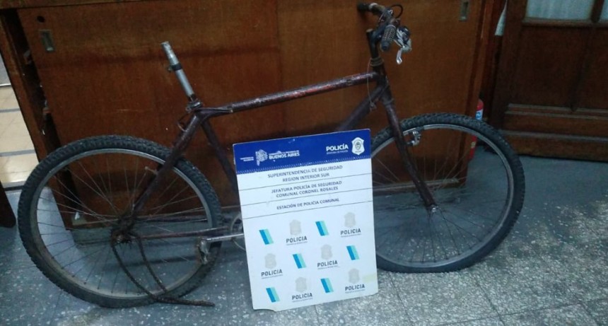Hallaron una bicicleta y buscan a su propietario