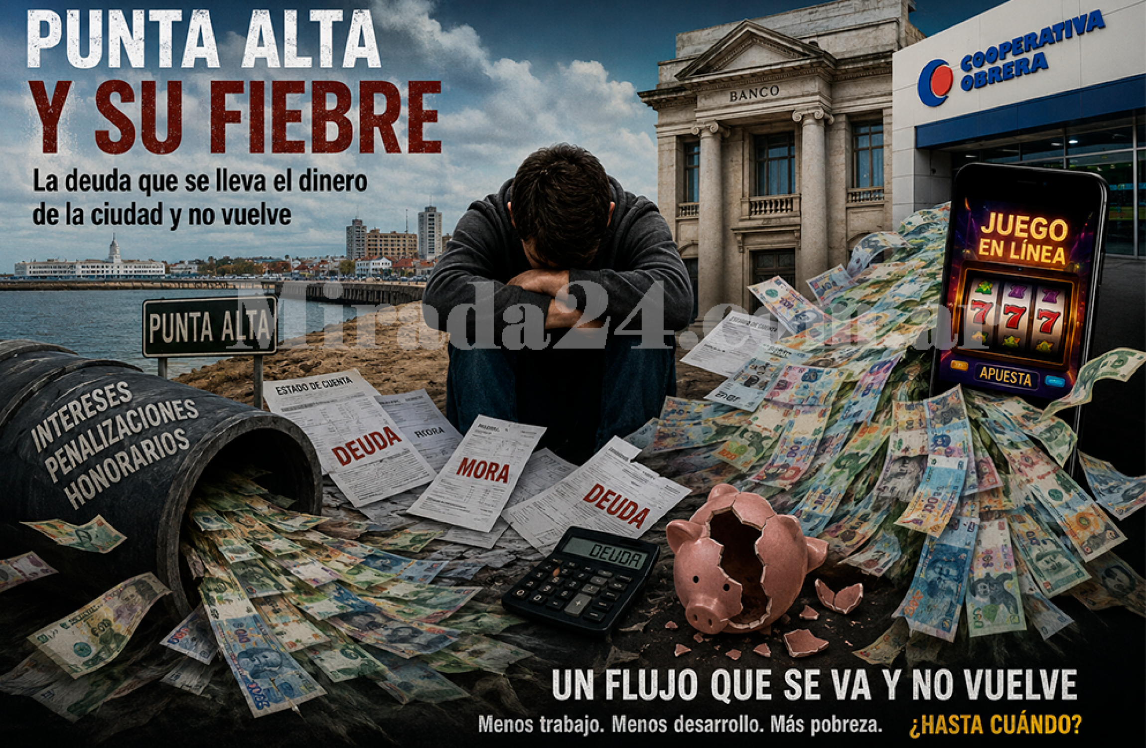 Punta Alta y su fiebre: la deuda que se lleva el dinero de la ciudad