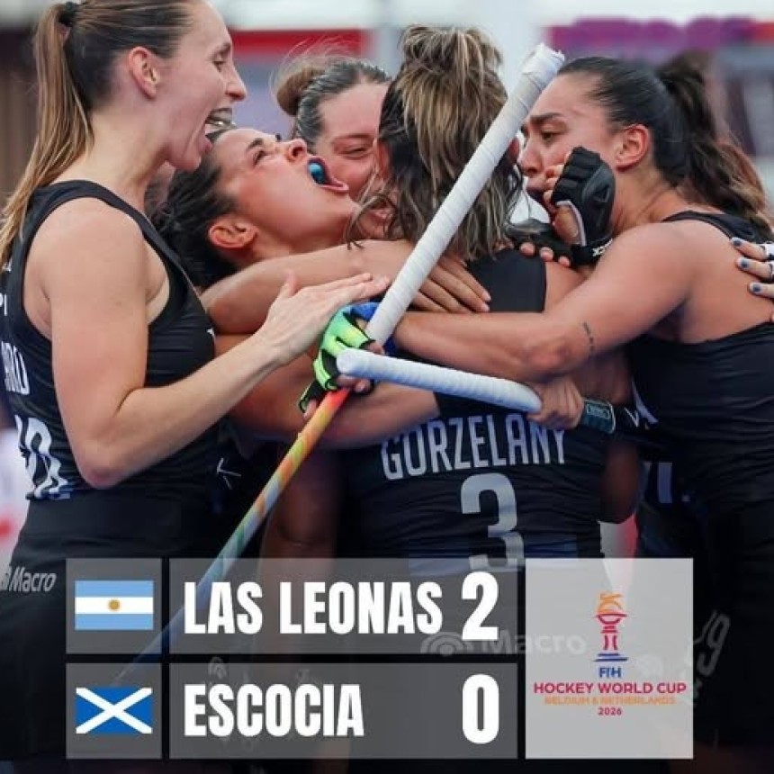 Las Leonas vencieron a Escocia y avanzaron a la segunda fase del Mundial