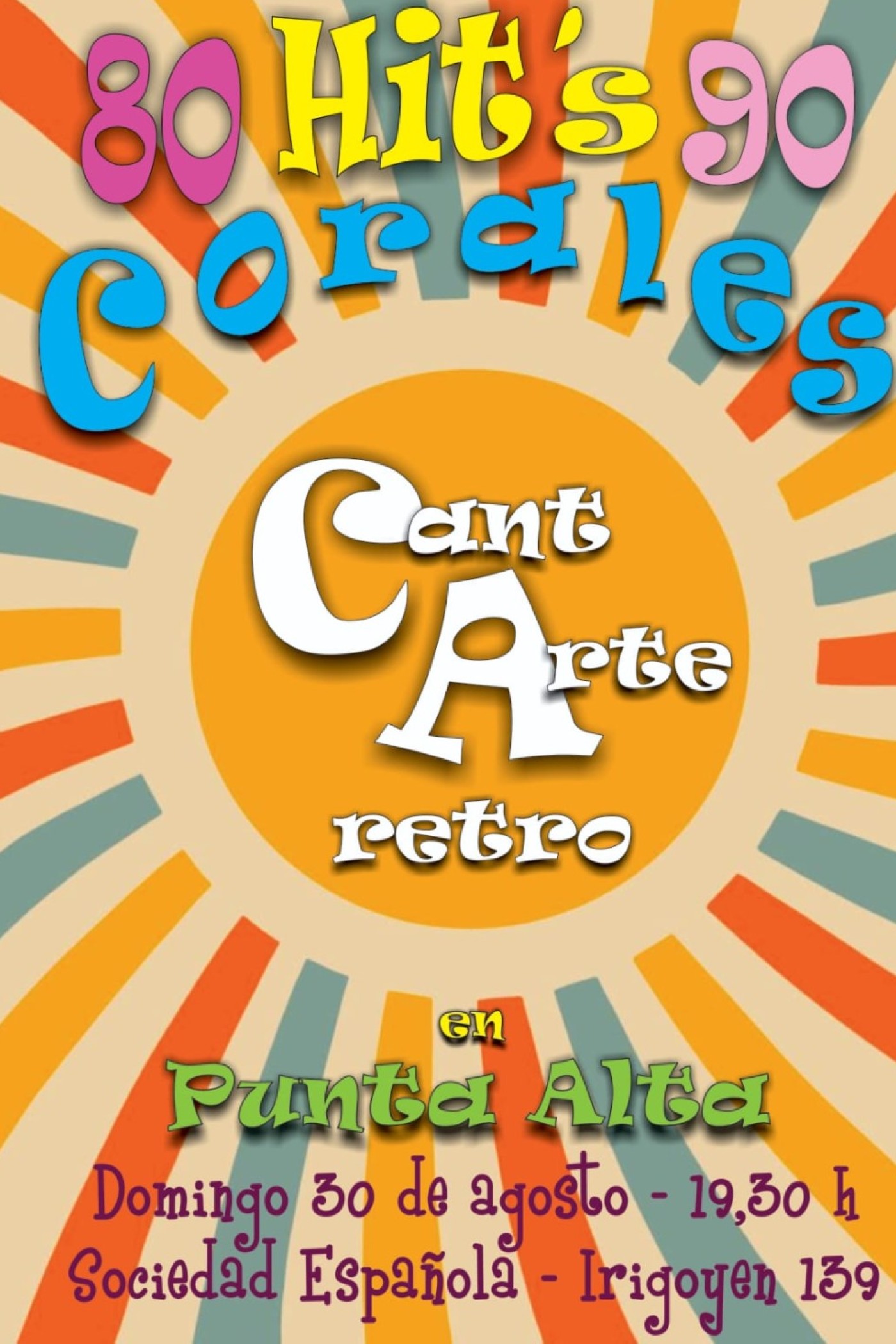 CantArte Retro: un viaje coral por los grandes &eacute;xitos de los a&ntilde;os 80 y 90