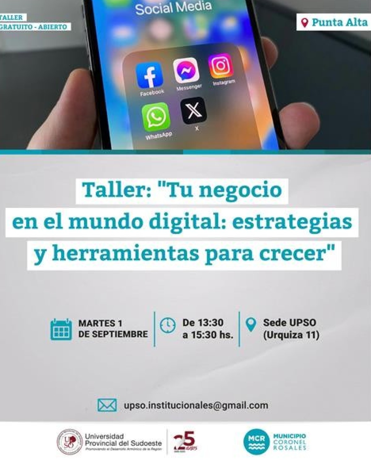 Nuevo ciclo de capacitaciones para emprendedores de Coronel Rosales