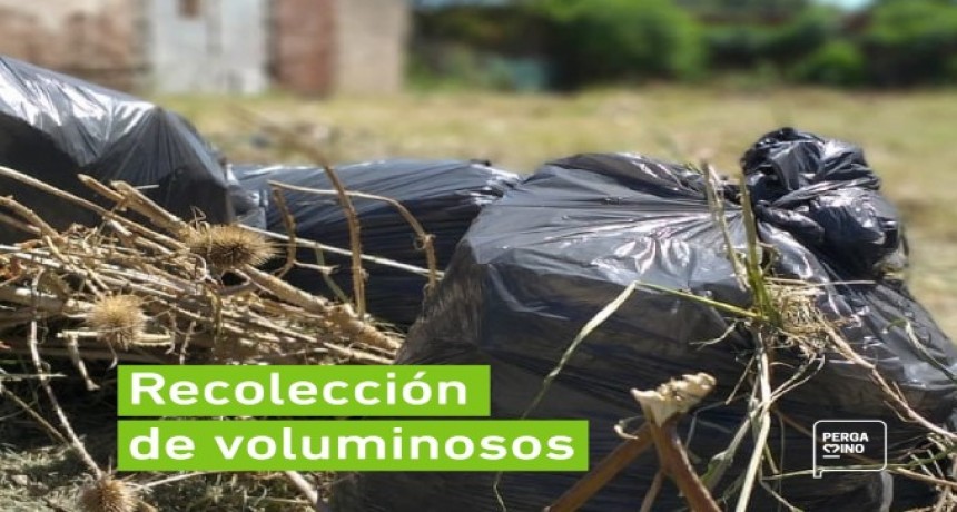 CRONOGRAMA DE RECOLECCIÓN DE RESIDUOS VOLUMINOSOS.