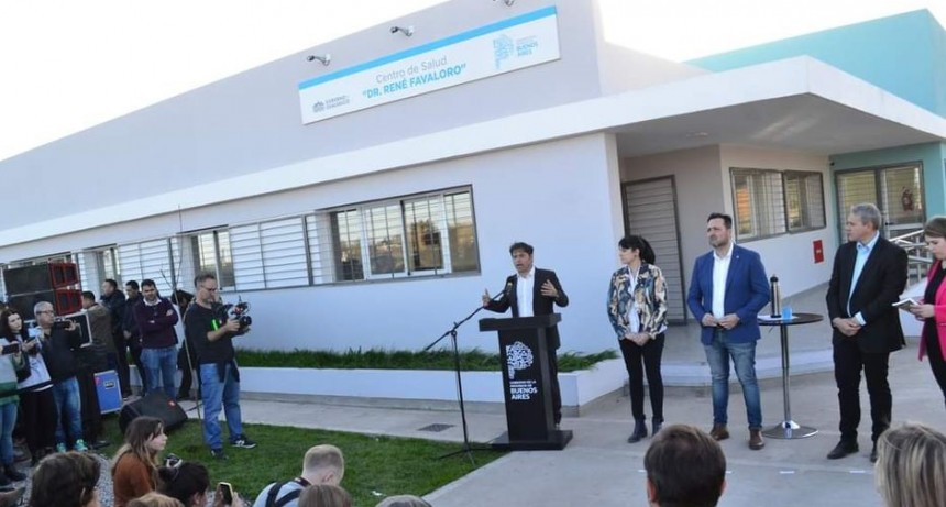 Kicillof inauguró un Centro de Atención Primaria de la Salud en Chacabuco