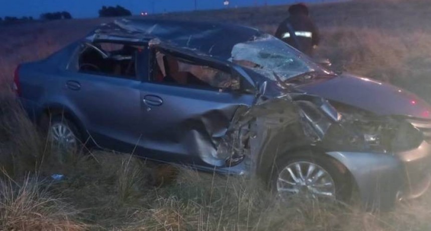 Accidente de tránsito en ruta 3:puntaltense sufrio heridas de consideracion