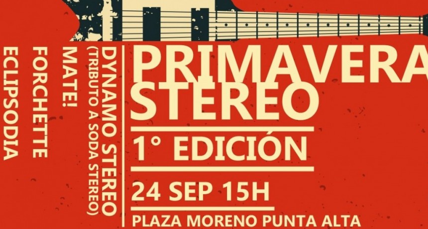 1° edición Primavera Stereo en Plaza Moreno
