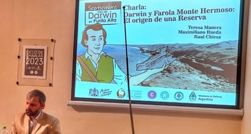 Importante charla en el “Mes de Darwin en Punta Alta”