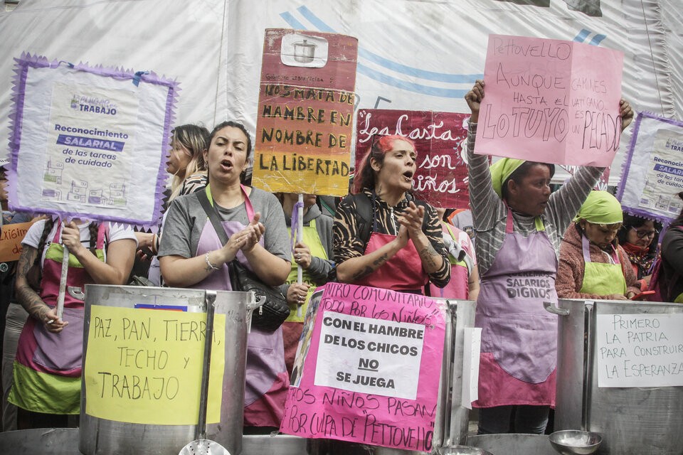 Nuevo reclamo de la UTEP por alimentos y una reunión, sin resultados, con Capital Humano