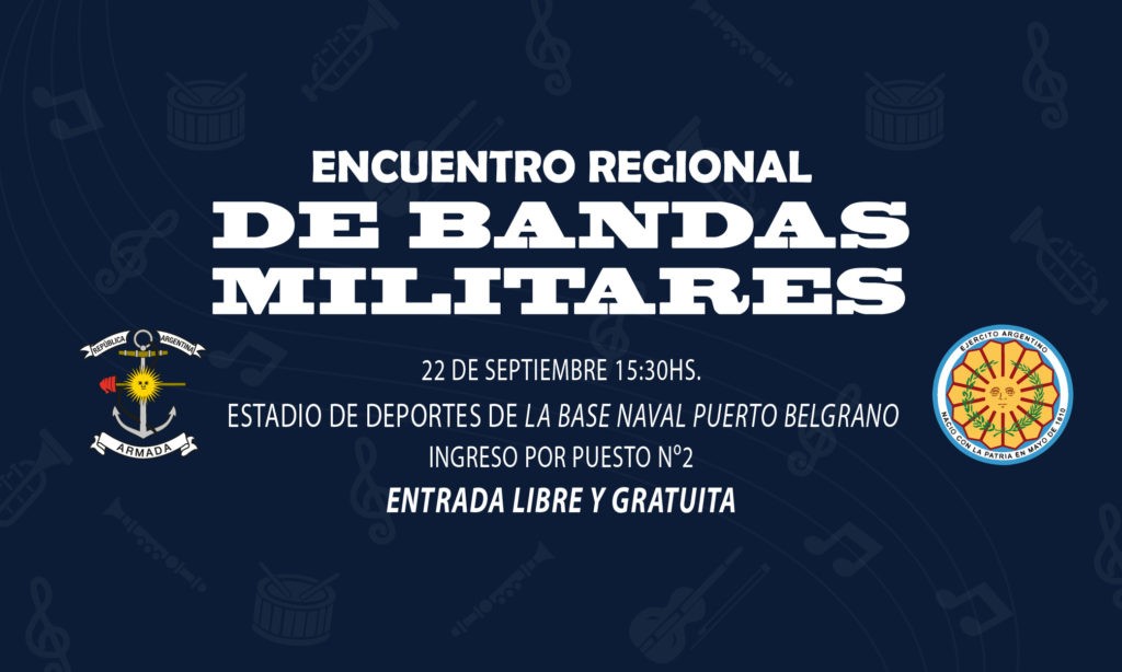 Encuentro Regional de Bandas Militares en Puerto Belgrano