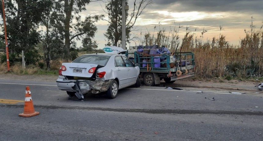 Violento choque en cadena en la entrada a villa del Mar