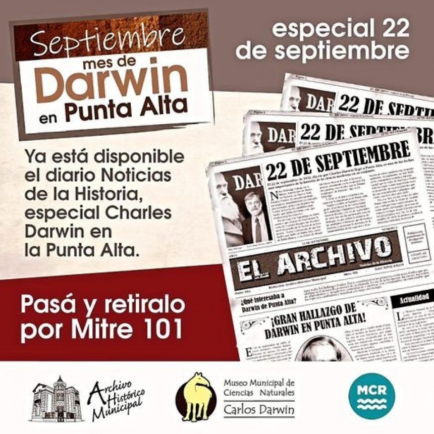 Septiembre “mes de Darwin en Punta Alta”