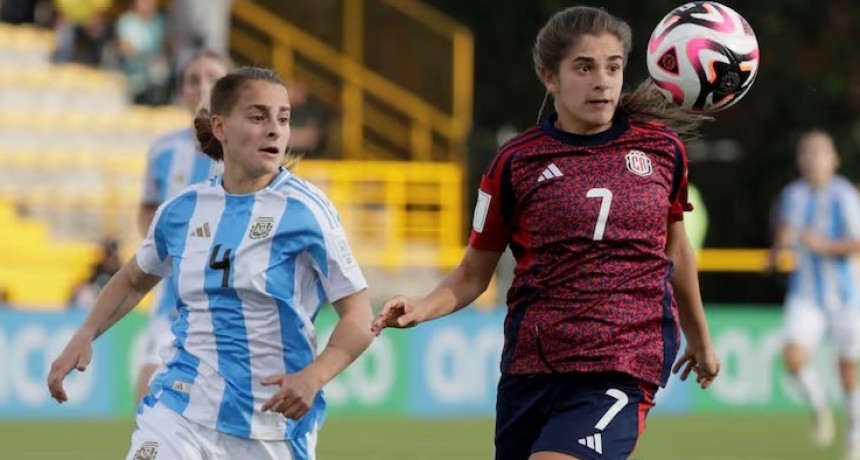 La Selección argentina le ganó a Costa Rica y pasó a octavos de final del Mundial Sub 20 femenino