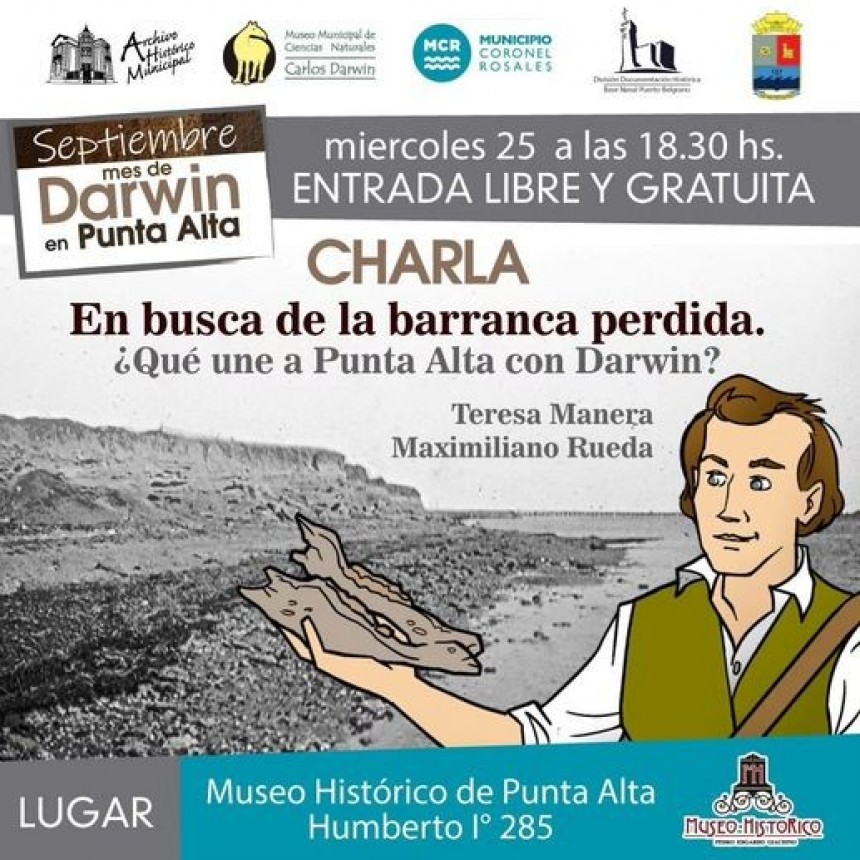 En el Mes de Darwin, una nueva charla del ciclo organizado por el Archivo Histórico Municipal. 