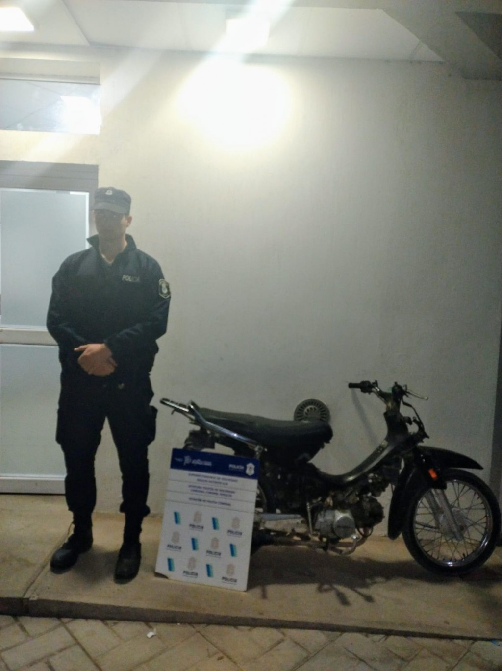 Menor transitaba con moto adulterada