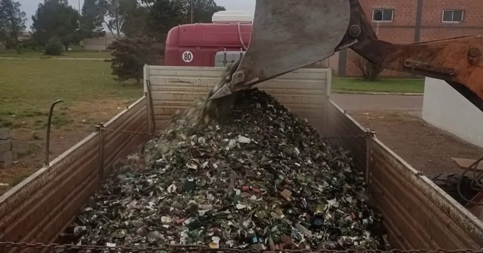 En Pigue reciclan y venden el producido