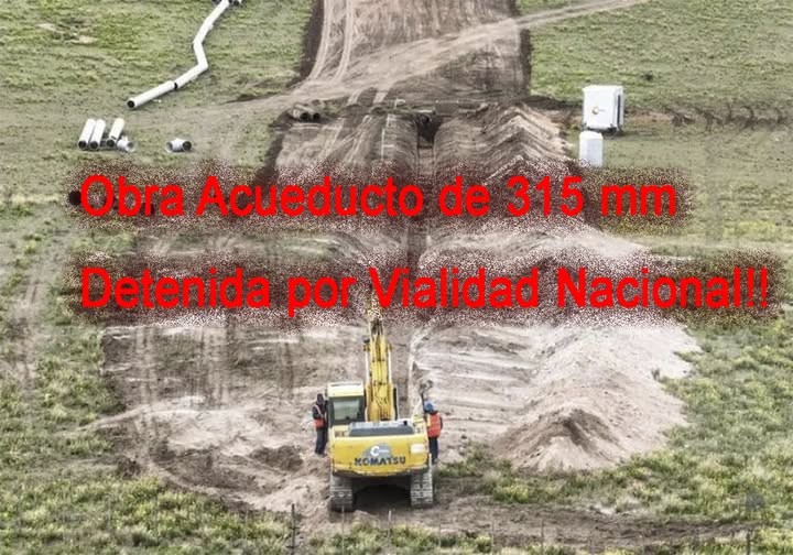 ACUEDUCTO 315: IMPORTANTE OBRA PARA PUNTA ALTA DETENIDA!!