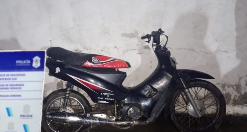 Sin la documentación y con adulteración de números motor fue detenido
