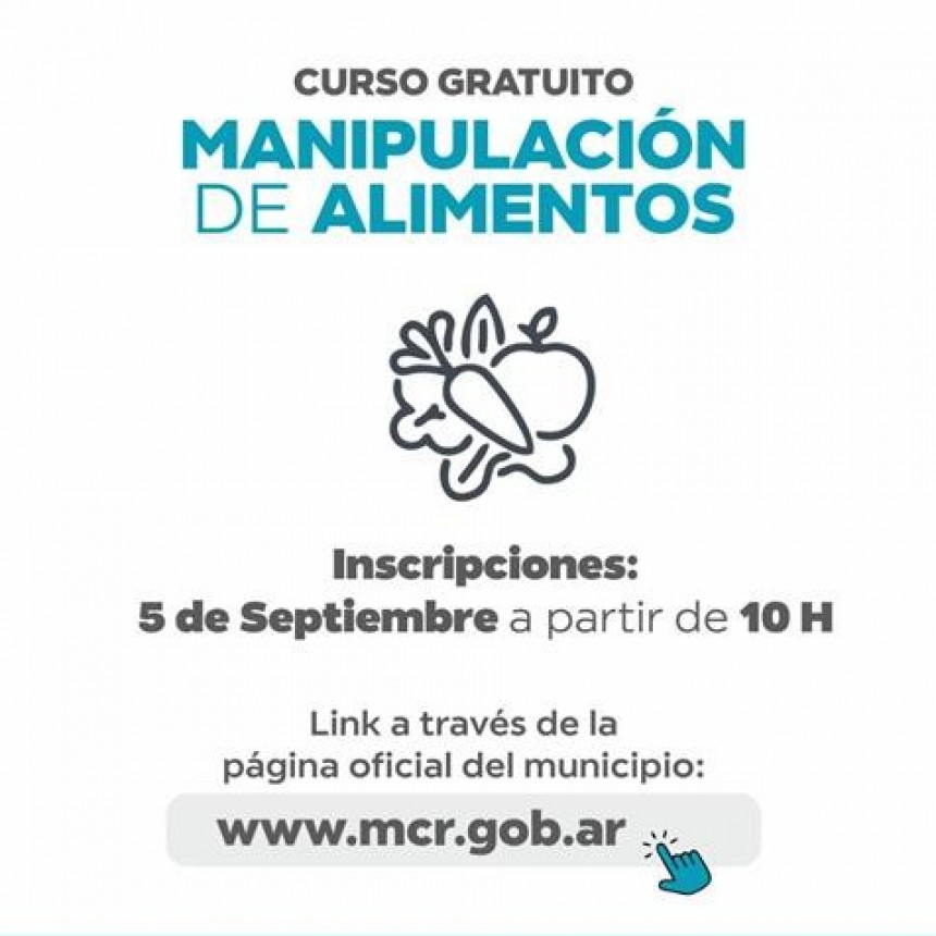 Cursos gratuitos de Manipulación de Alimentos