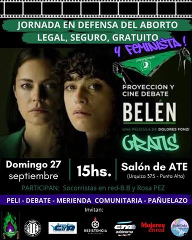 Cine, debate y reflexi&oacute;n en Punta Alta por los seis a&ntilde;os de la Ley de IVE