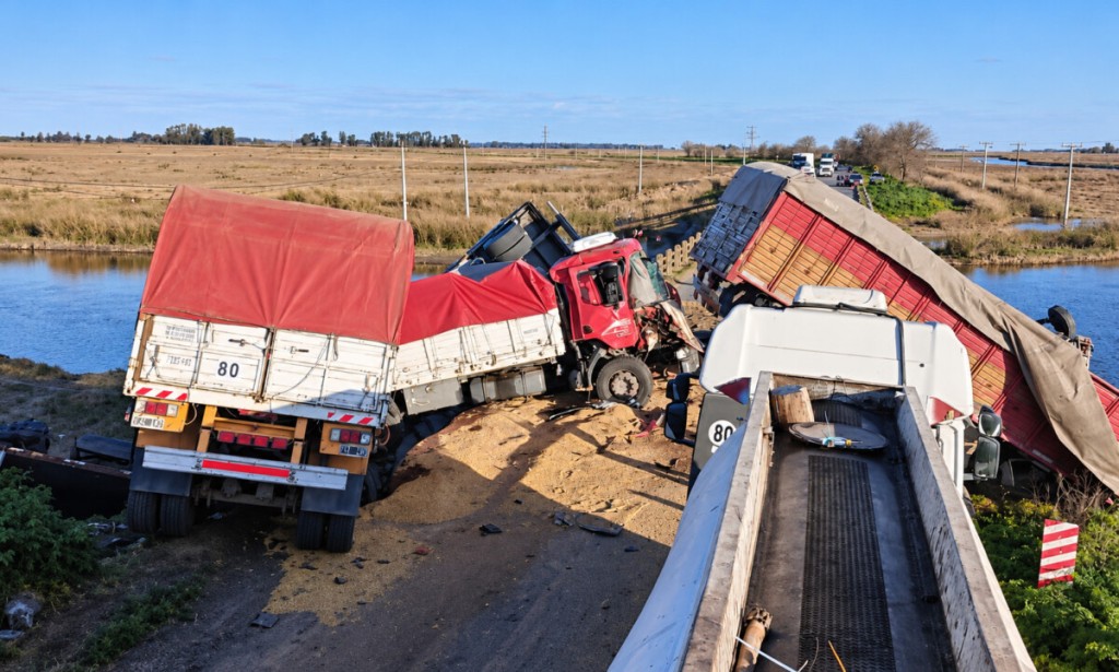 TRAGEDIA EN LA RUTA 51: UN MUERTO Y DOS HERIDOS