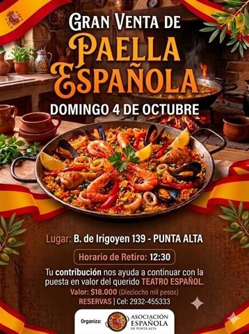 &iexcl;PAELLA ESPA&Ntilde;OLA EN PUNTA ALTA!