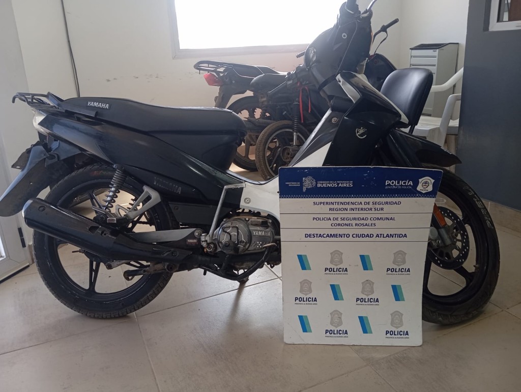 LO BUSCABAN POR UNA CAUSA DE LESIONES Y LO DETUVIERON CON UNA MOTO CON EL N&Uacute;MERO DE CUADRO BORRADO