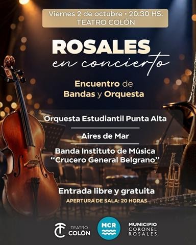 &ldquo;Rosales en Concierto&rdquo;: una noche de m&uacute;sica en el Teatro Col&oacute;n