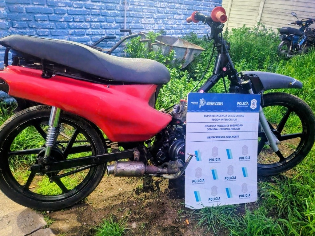 Aprehendieron a un joven por desobediencia y adulteraci&oacute;n de la numeraci&oacute;n de una motocicleta