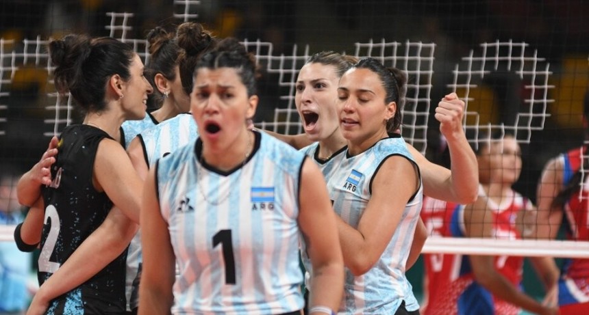 La Selección femenina de vóleibol se impuso 3-1 ante Puerto Rico Juegos Panamericanos