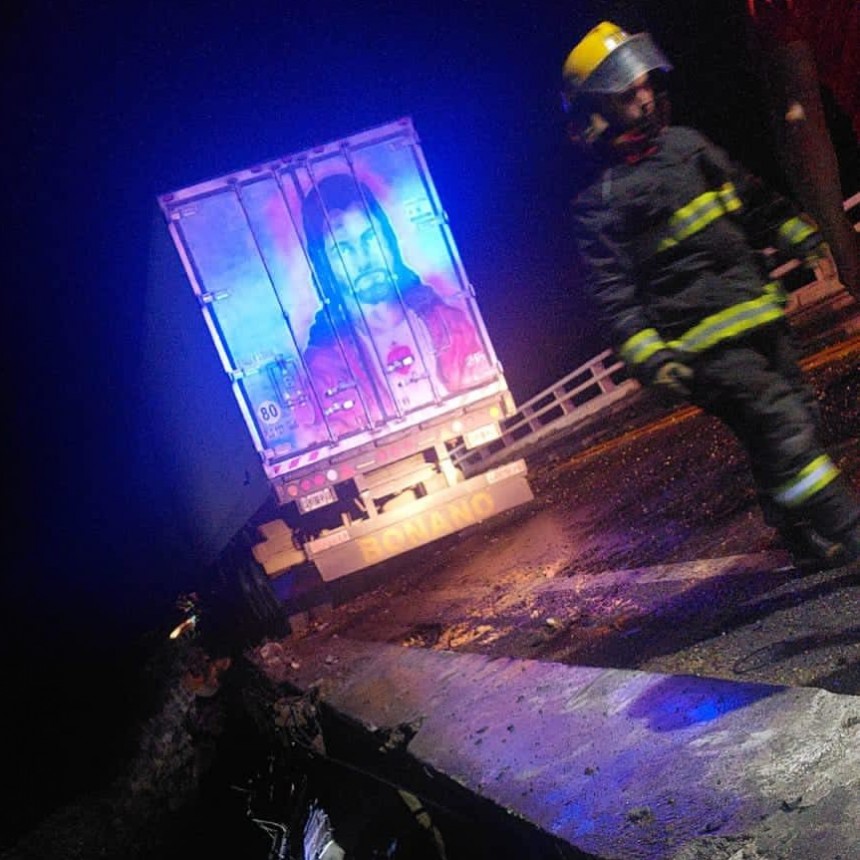 Terrible Despiste de un camión a la altura de Las Oscuras