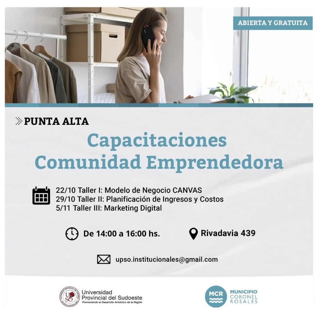 Programa Municipal de Acompañamiento y Capacitaciones para Emprendedores 